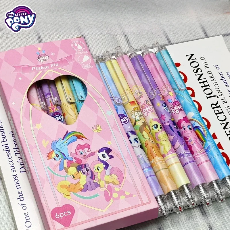 My Little Pony Neutral Press Pen High-looking Push Student Stationery Creative Cartoon Cute Kawaii Christmas Birthday Gift