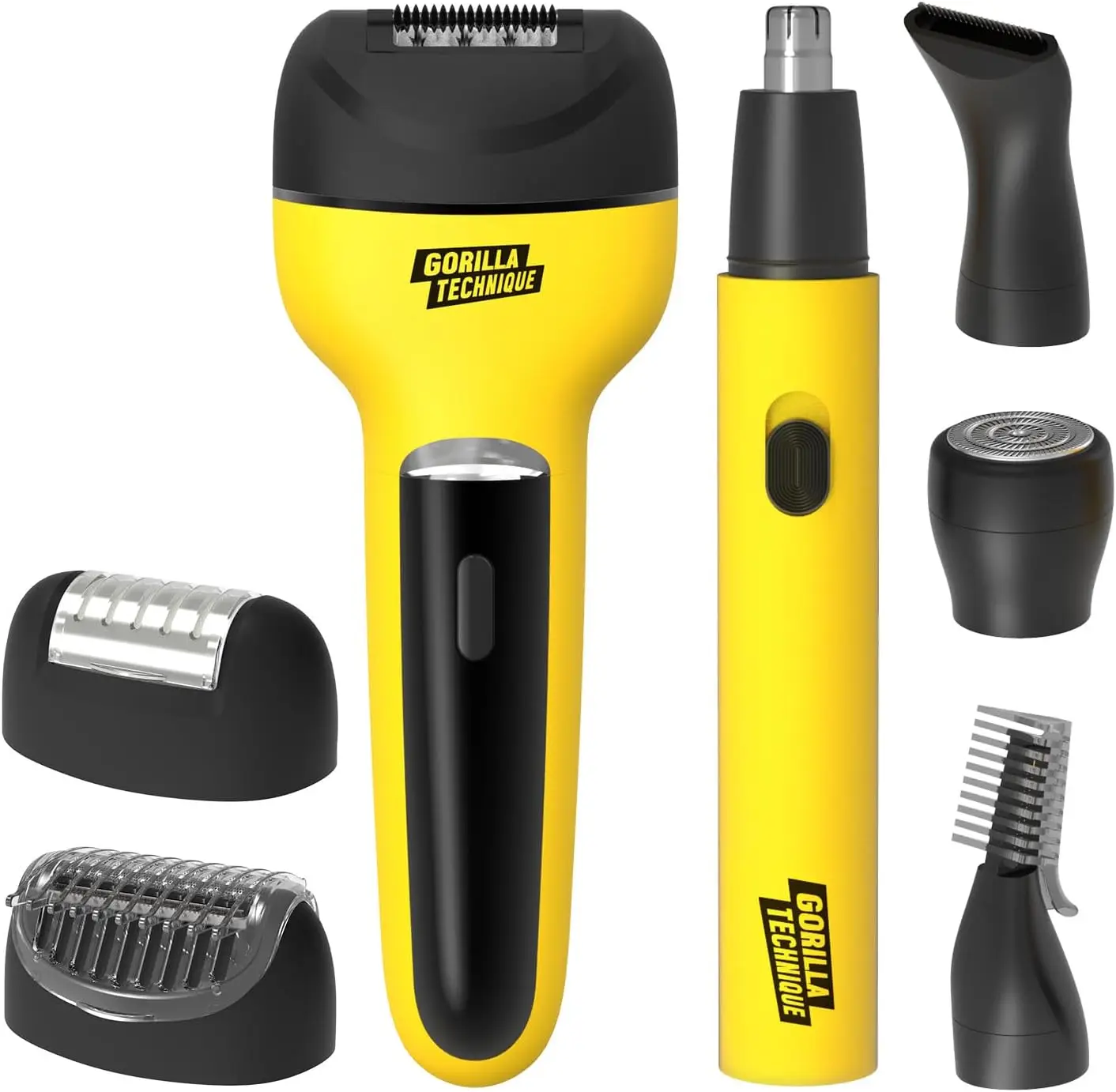 

Эпилятор Gorilla Technique 3-в-1 2000 В и триммер для волос в носу и ушах 4 в 1