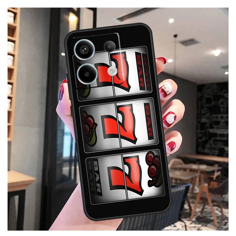 Las Vegas Casino Poker Case For Xiaomi Redmi Note 13 12 11 9 10 Pro 9S 10S 11S 12S Redmi 13 12 10C 12C 13C Coque