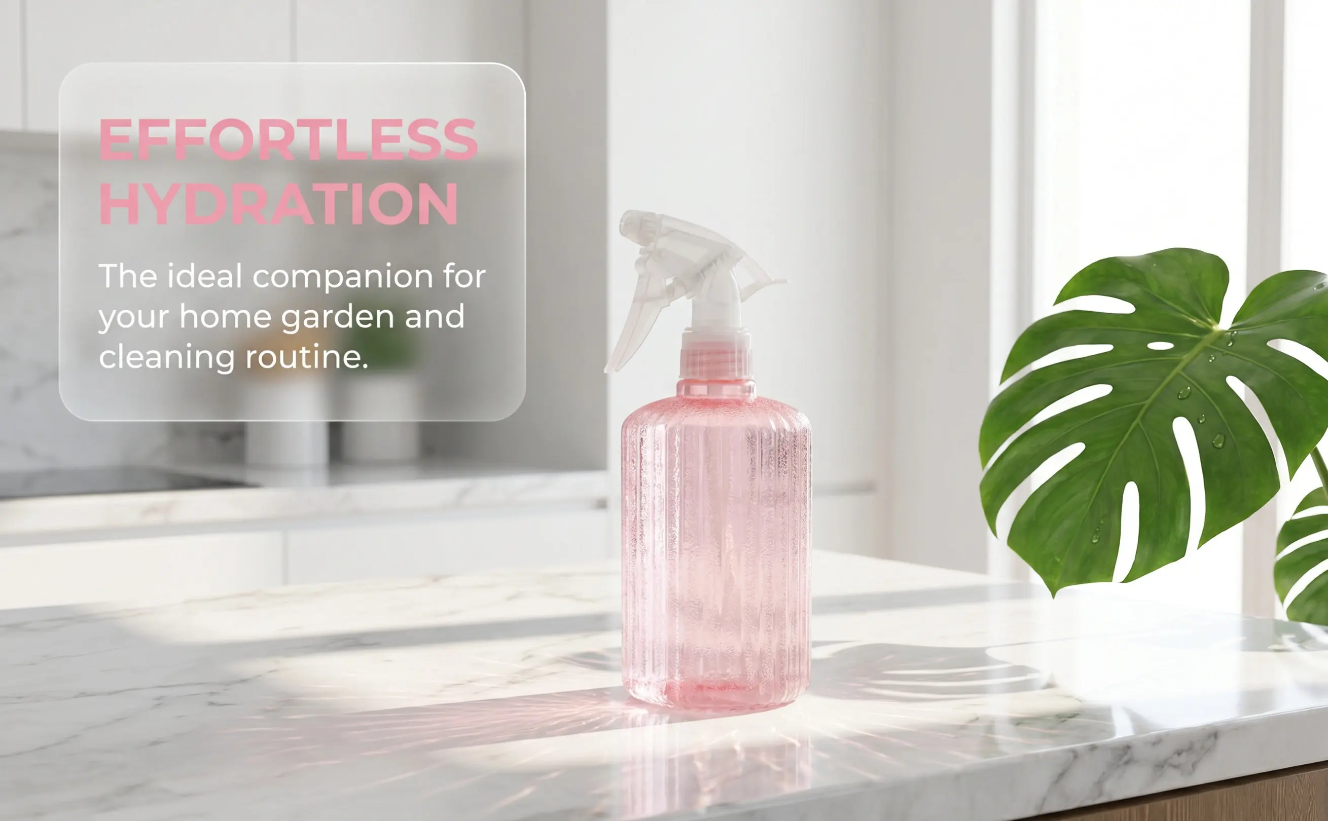 1Pcs Professional Grade Spray Bottle Robust Plastic Construction Large Volume Liquid Sprayer for Gardening Home Cleaning Tasks
