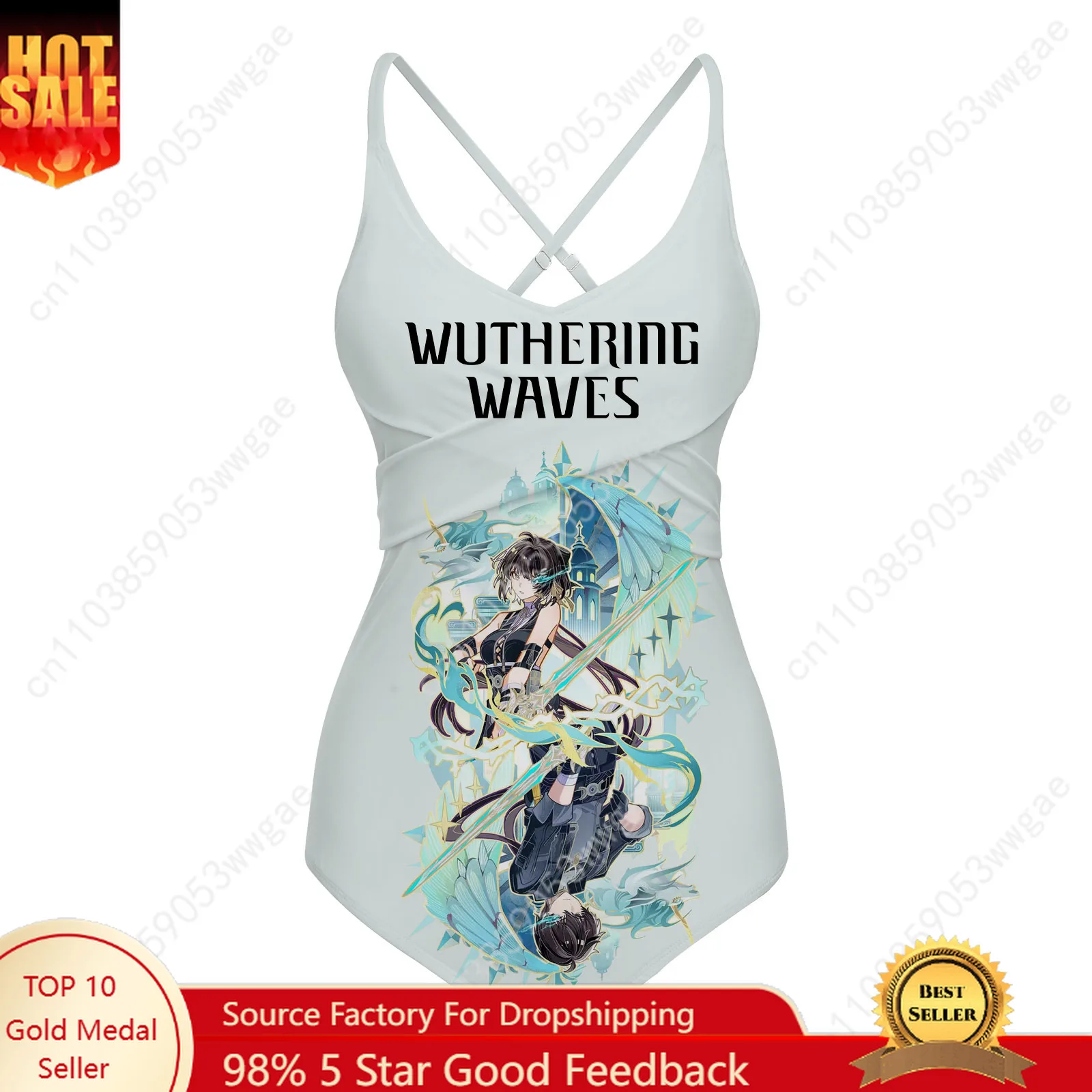 

Wuthering Waves Swimsuit Womens Sling Swimsuit Personalized Sexy Swimwear Beach Bikini Summer Holiday Customized Bathing Suit