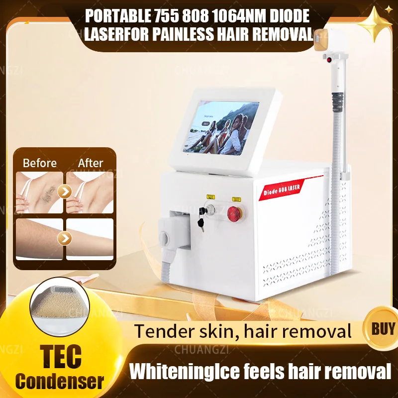 

Diode laser hair removal machine 808nm laser hair removal machine professional beauty machine freezing point system professional