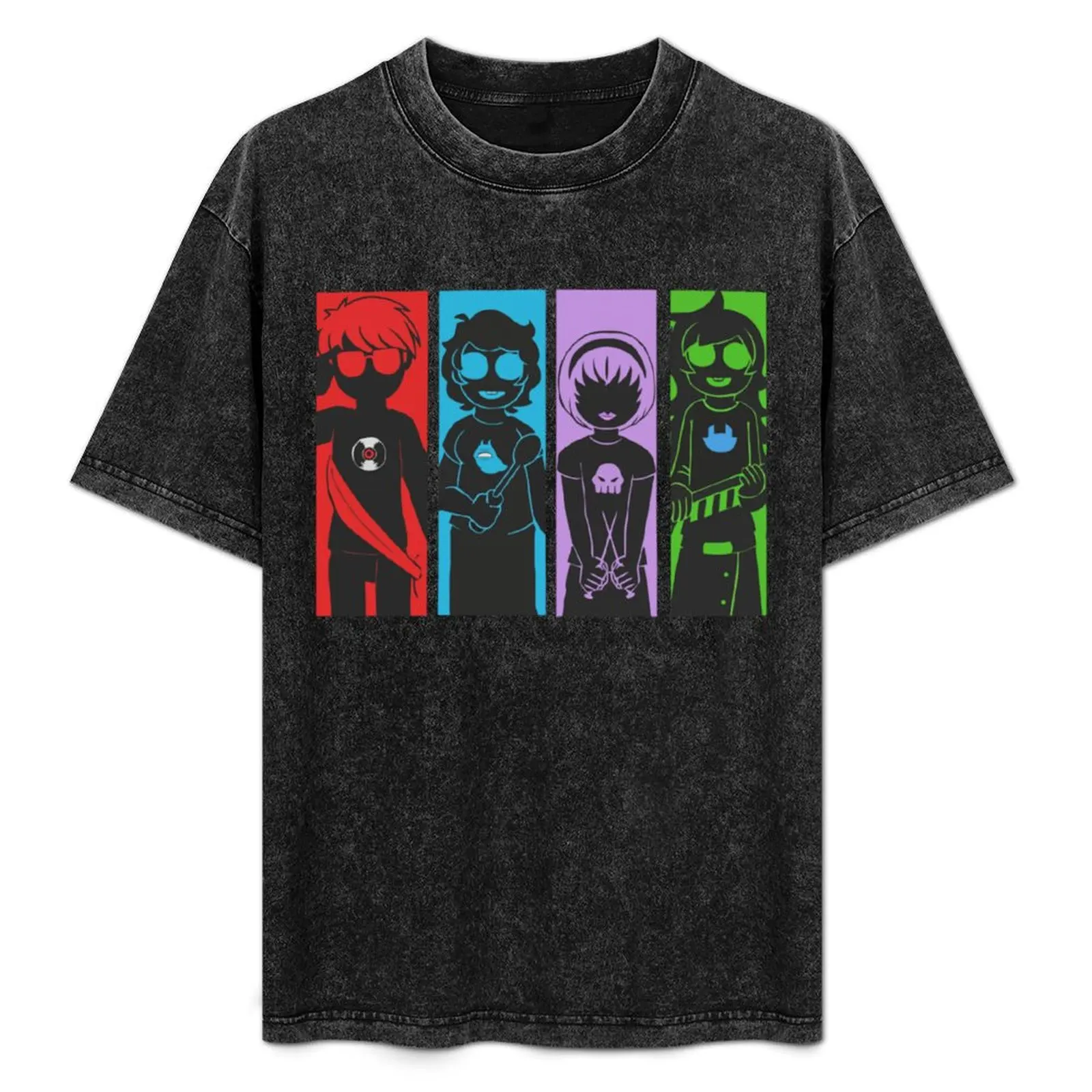 

Homestuck Merch Homestuck Shadow Characters T-Shirt plain Short sleeve tee Funny t-shirts shirts graphic tee men