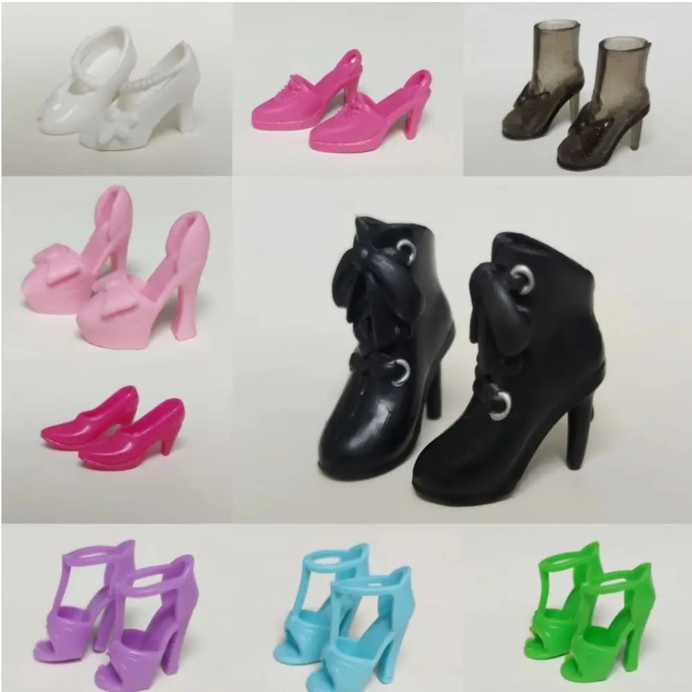 Zapatos de muñeca originales para mujer, botas de supermodelo de 30cm, 9 estilos, accesorios para muñecas, 1/6