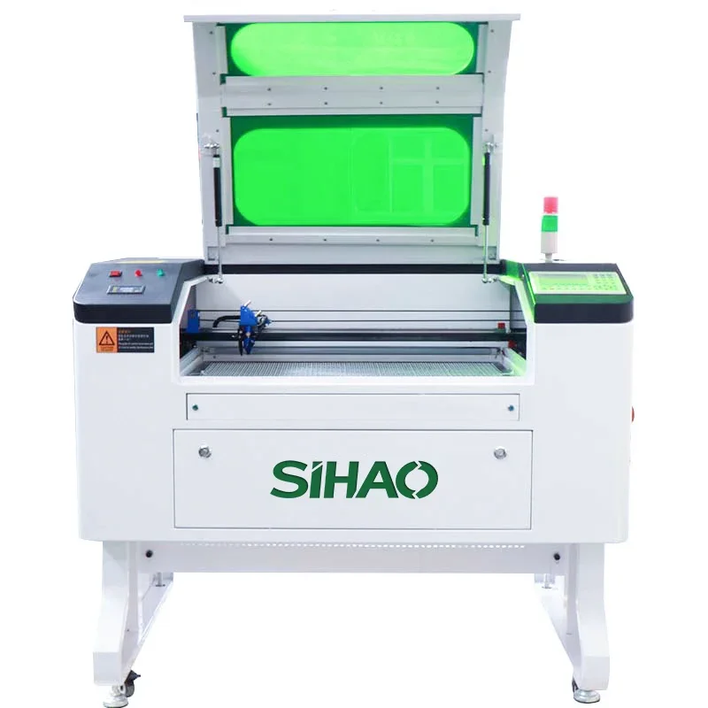 Discount 7050 CO2 Glass  Engraving Machine  Cutter With Water Chiller