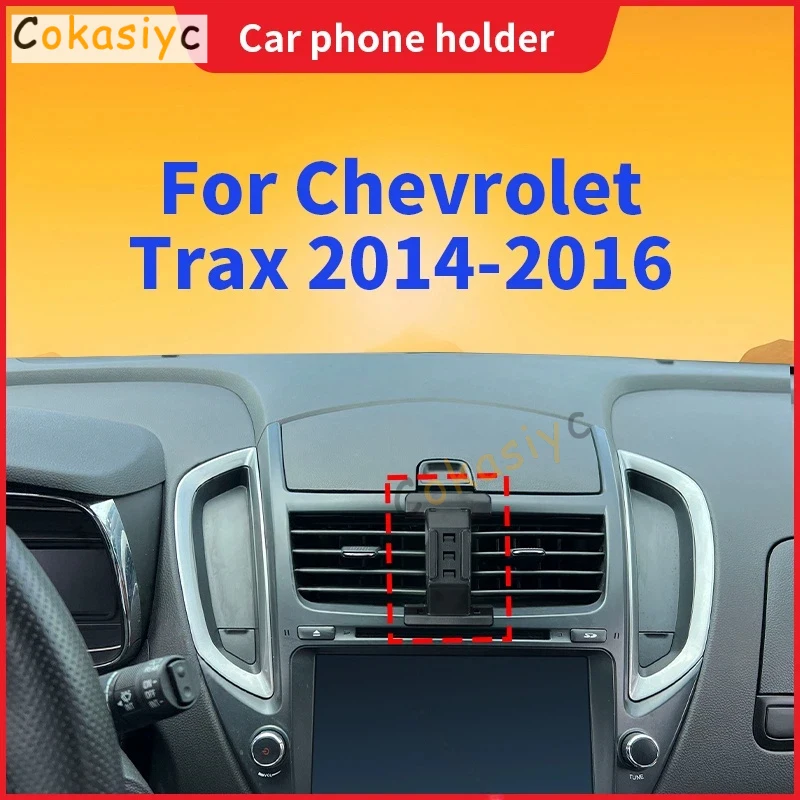 Base de suporte para celular para carro, base para ventilação de ar, suporte para carregamento sem fio, acessórios para montagem de celular, para Chev