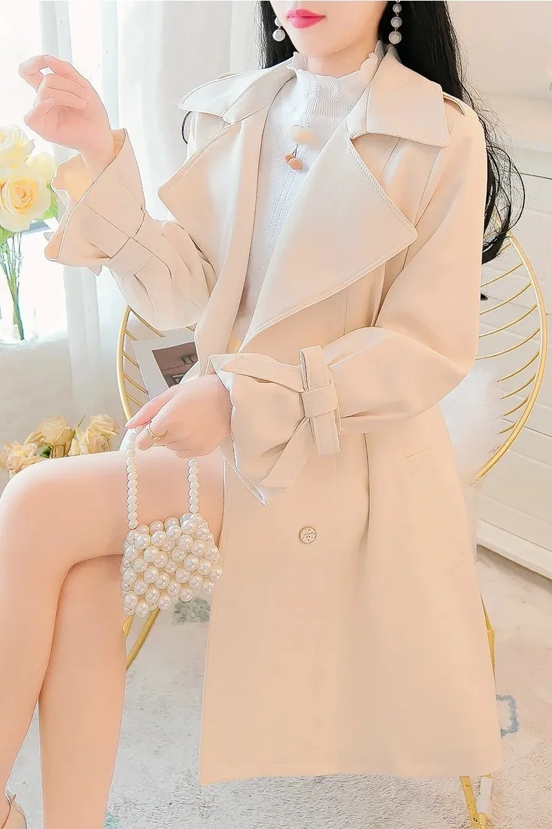 

Женский плащ, миниатюрный черный, сероватый, женская верхняя одежда, зимние пальто, женская одежда, элегантная осень, размер 2025 г.