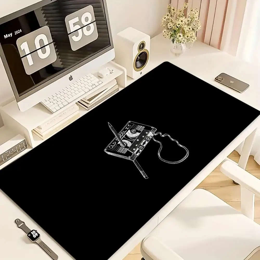 

Anime Tape Pattern Mouse Pad XL Computer Accessories Office Game Table Mats Rubber Anti-slip Gaming Keyboard Mousepads Desk Pads