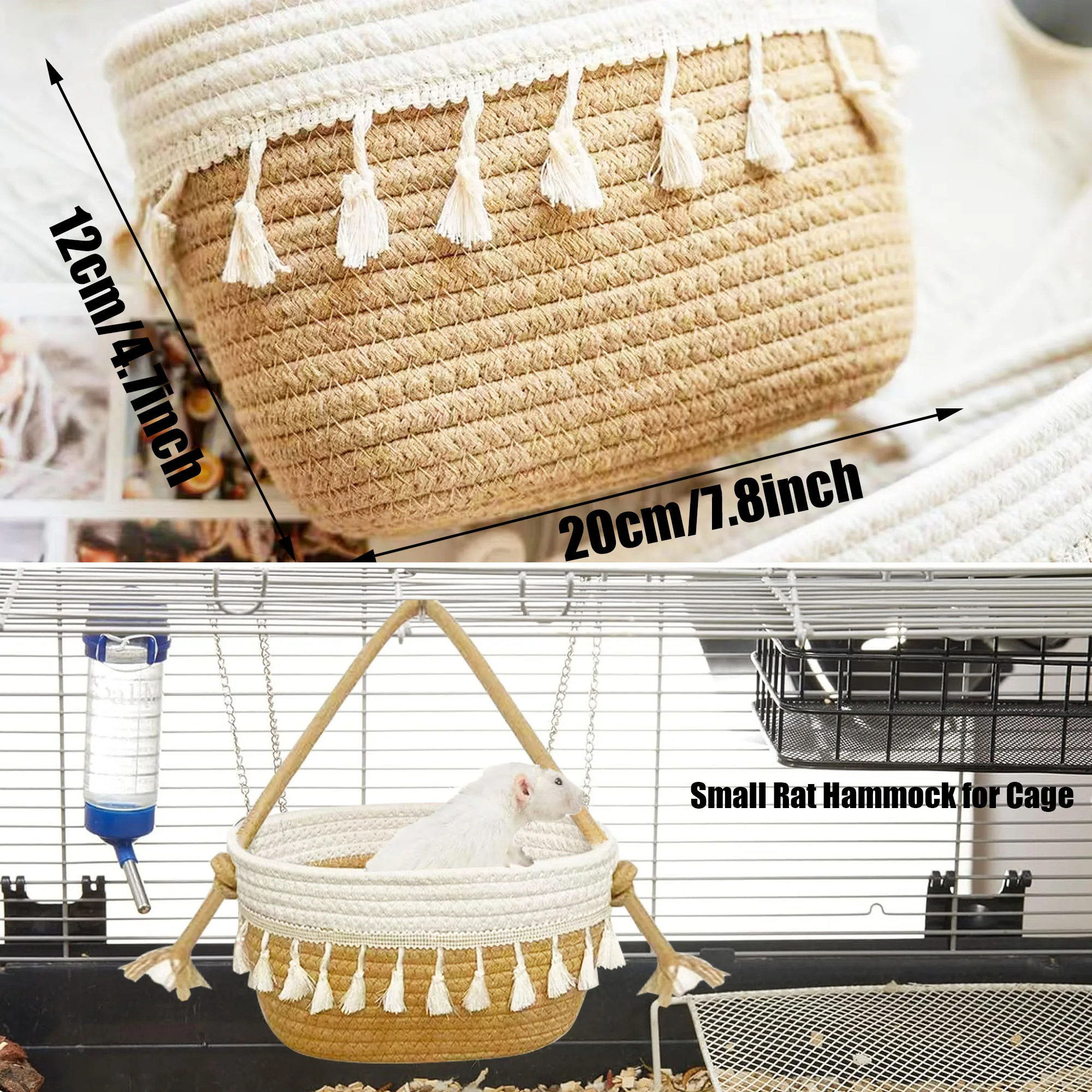 

Hamster House Warm Soft Beds And Houses Hammock for Rats Cotton Guinea Pig Accessories Small Animal