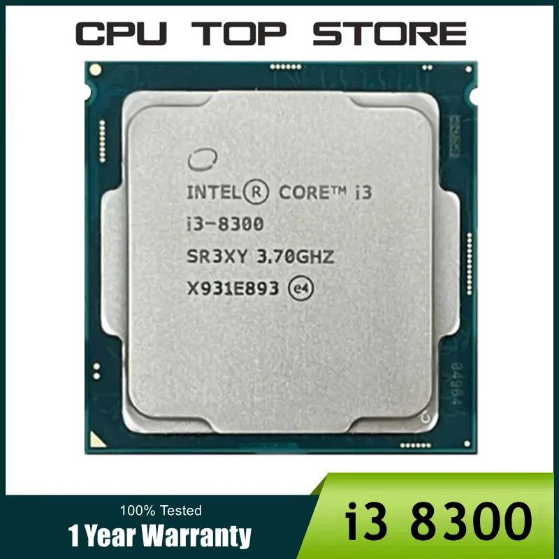 Intel Core i3 8300 3.7GHz 4-core LGA 1151 CPU Processor