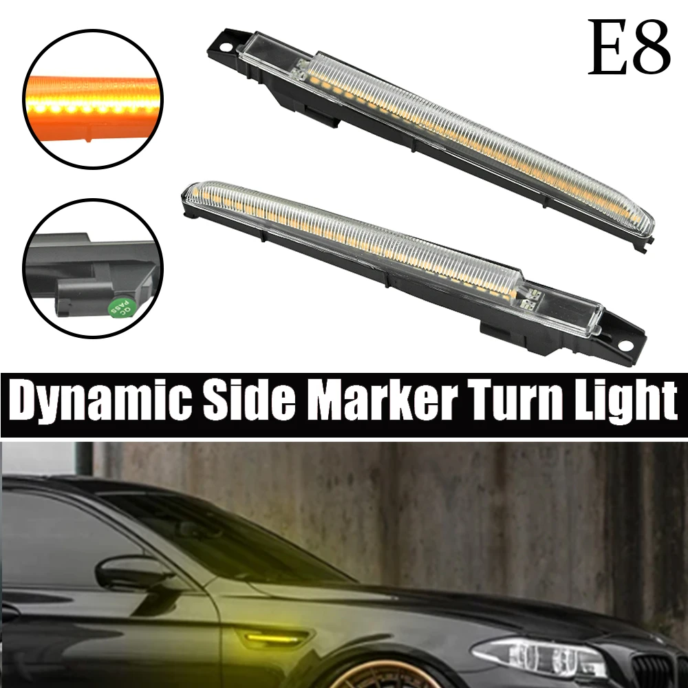 Sequential Indicator Blinkers For BMW X6 M 2009 2010 2011 2012 2013 2014 OEM: 5165720713 Dynamic Coupe Led Turn Signal