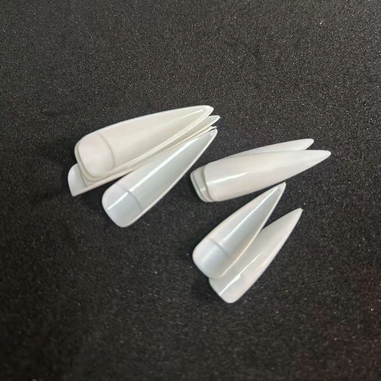random colour  1 set  Natural  white  clear French Acrylic Fake False Nail Tips Decoration