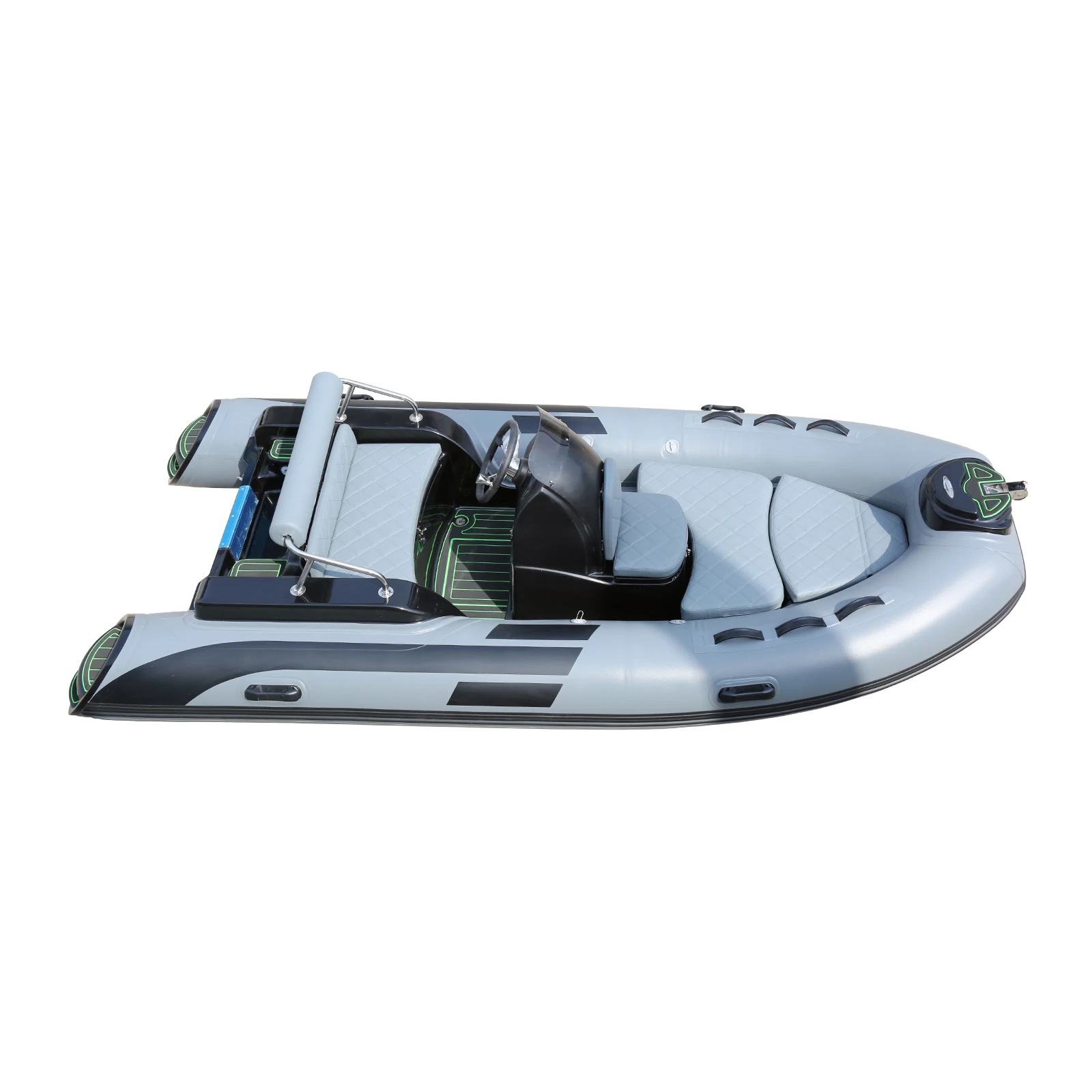 CE معتمد 12.8ft 3.9m عميق الخامس الألياف الزجاجية RIB قارب التجديف القابل للنفخ أفضل بيع الرياضة يخت للانجراف 0.9/1.2 مللي متر PVC/orca