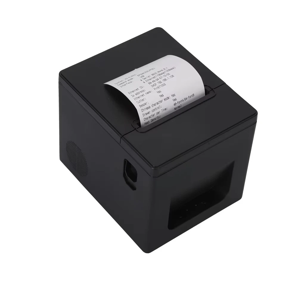 80mm High-Speed Direct Thermal POS Receipt Printer, Ready to Use for Invoices & Bills in Restaurants
