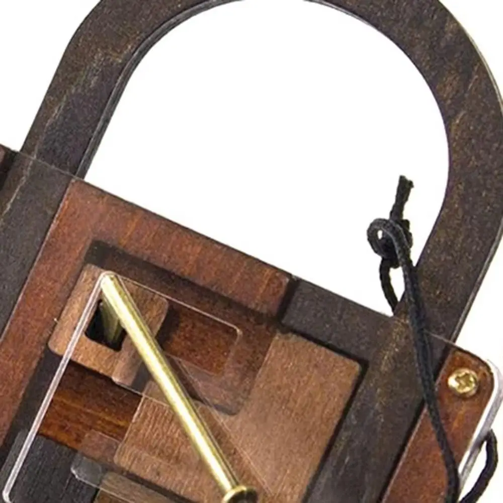 Wooden Brainteaser Puzzle Cognitive Development Educational High Difficulty Puzzle Challenging Logic Mind IQ Lock Challenge