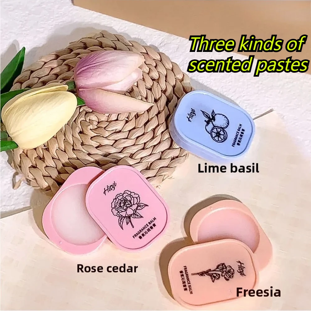 

Дорожный твердый парфюмерный бальзам, портативный, долговечный, веганский аромат, рождественский подарок, ароматерапия