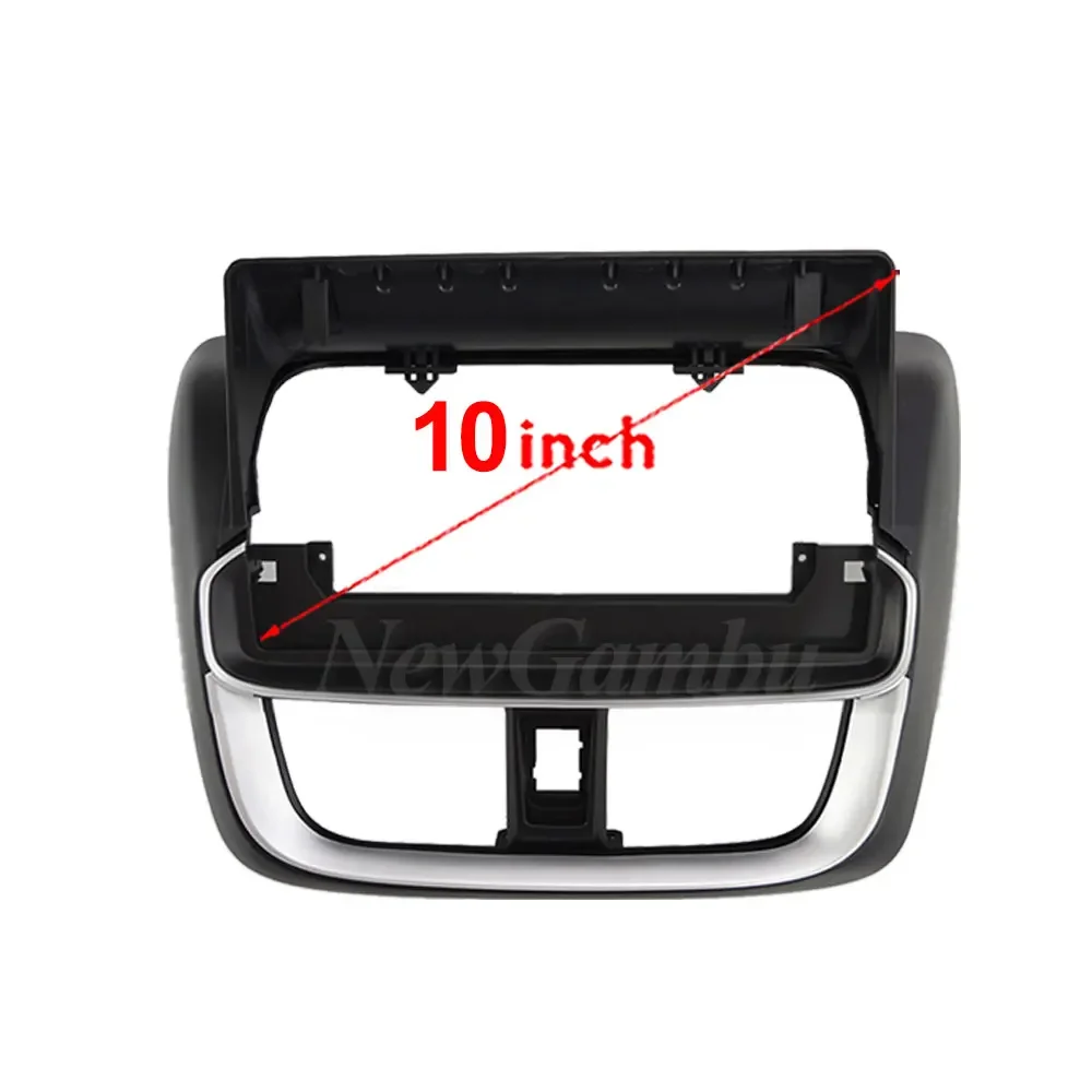 Marco NewGambu de 10 pulgadas para Toyota Yaris L Vios 2021-2022, sin cable, kit de molduras, panel frontal, marco para reproductor de radio.