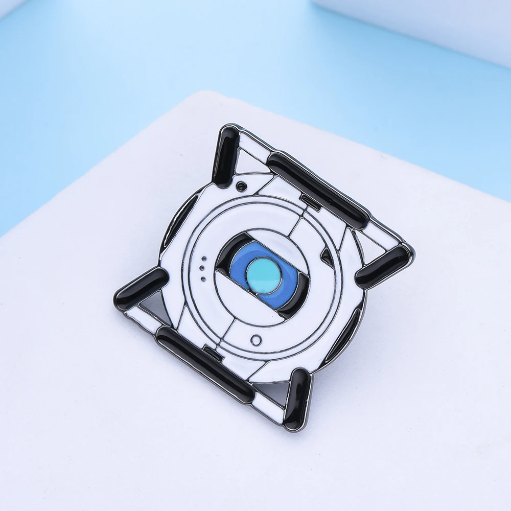 Medsor Wheatley Portal-Pin esmaltado con apertura, broche científico, sombrero de solapa, mochila, insignia, colección de accesorios de joyería