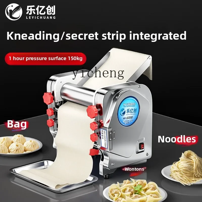

TQH Household Noodle Press Kneading All-in-One Machine Automatic Electric Noodle Mixing Machine Noodle Dumpling Rolling