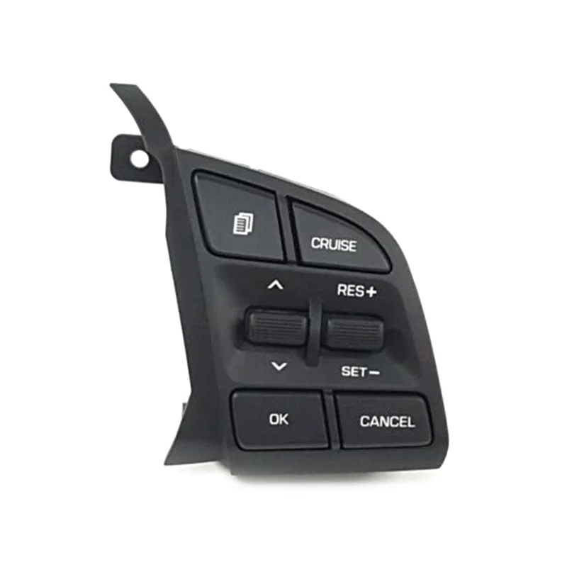 

1 Piece Steering Wheel Button Speed Cruise Control Switch Right Side Black For Tucson TLC IX35 1.6T/2.0 2015-2019