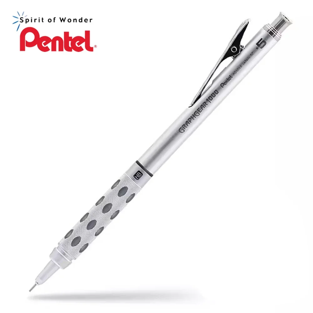 

2pcs Japan PENTEL Mechanical Pencil Graph Gear 1000 Metal Rod Low Center of Gravity Not Easily Broken Core 0.3 0.5 0.7 0.9mm