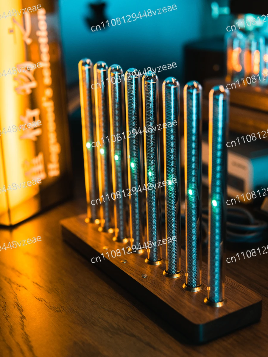 Desktop Light Gaming Room Atmosphere Rhythm Light RGB Pickup Level Light LED Display Voice Control Music Spectrum Indicator