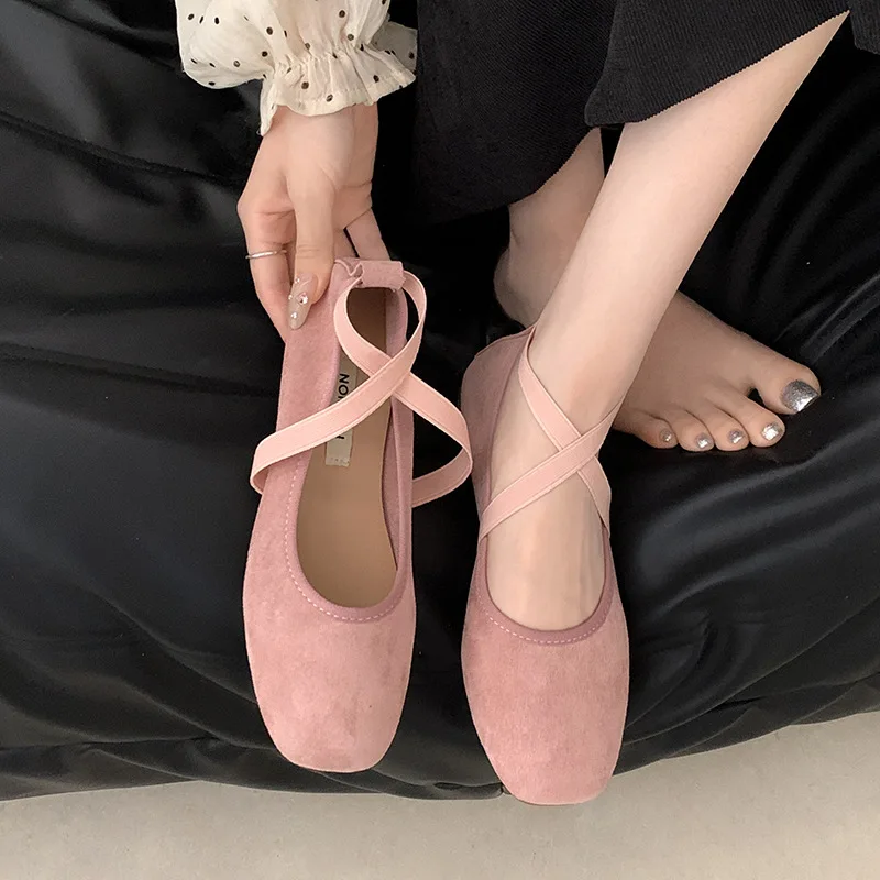 

Fashionable temperament shallow mouth flat sole single shoes for women new summer round toe soft sole simple women's shoes
