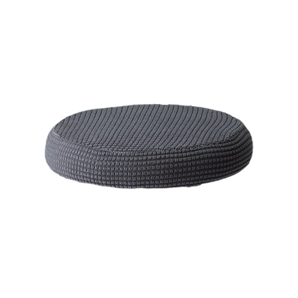 

Round Stretchy Elastic Chair Cover Cushioned Protective Case Autumn Leaf Yellow Seat for Bar Stool Hotel Party Office