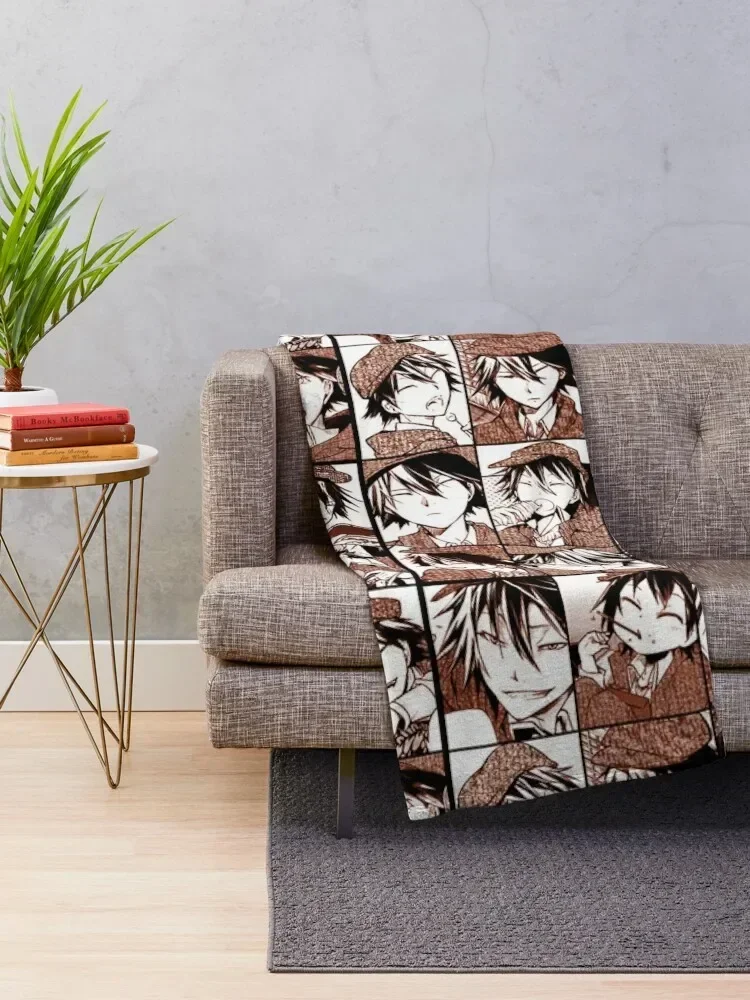 Detective Bungou s d collage- manga panel color version Throw Blanket wednesday Single heavy to sleep Cute Blankets