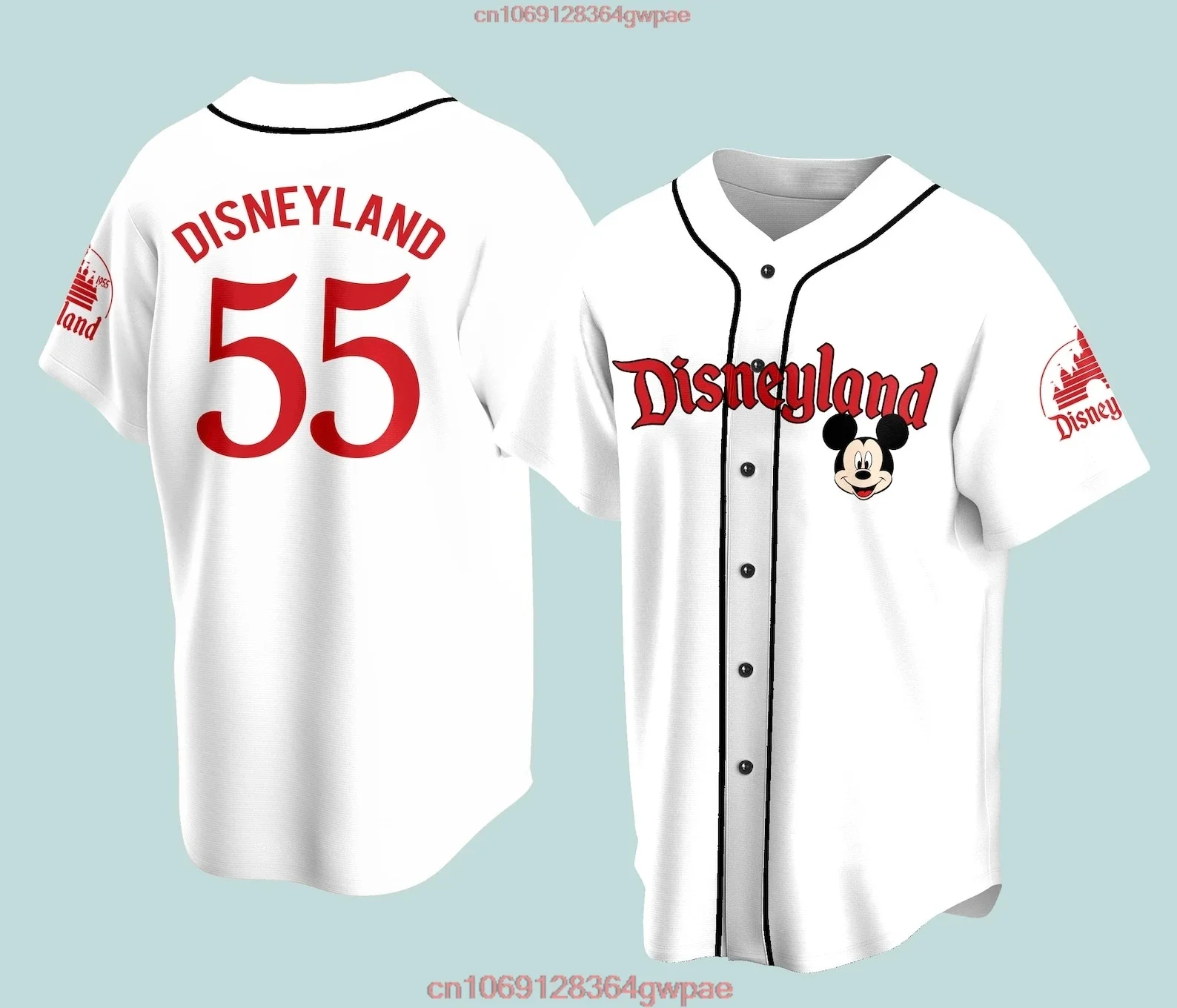 Disneyyland Family Trip Baseball Jersey Mickey and Friends for Baseball Jersey Wdw Magic Kingdom Outfit for Baseball Lovers