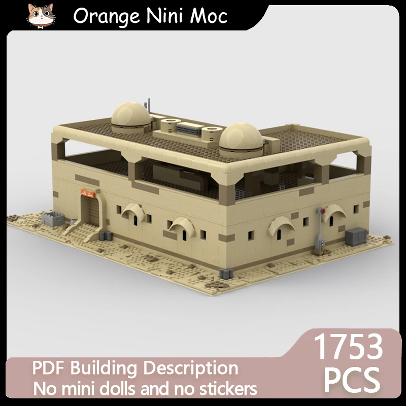 

Military Star Movies Model MOC Building Bricks Two Story House Modular Technology Gifts Holiday Assemble Children Toys Suit