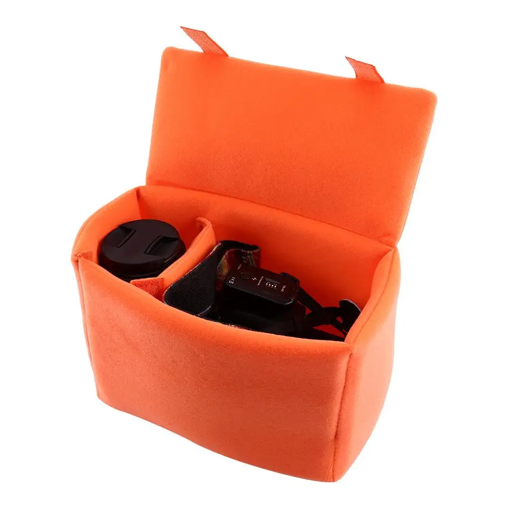 Portable Padded SLR Camera Insert Bag Organizer for canon , for nikon , for sony - Protective Storage Case