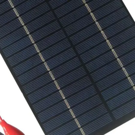 Portable Charger 12V Battery Charger For Outdoor Activities Solar Charging Panel With Clips Lightweight Portable