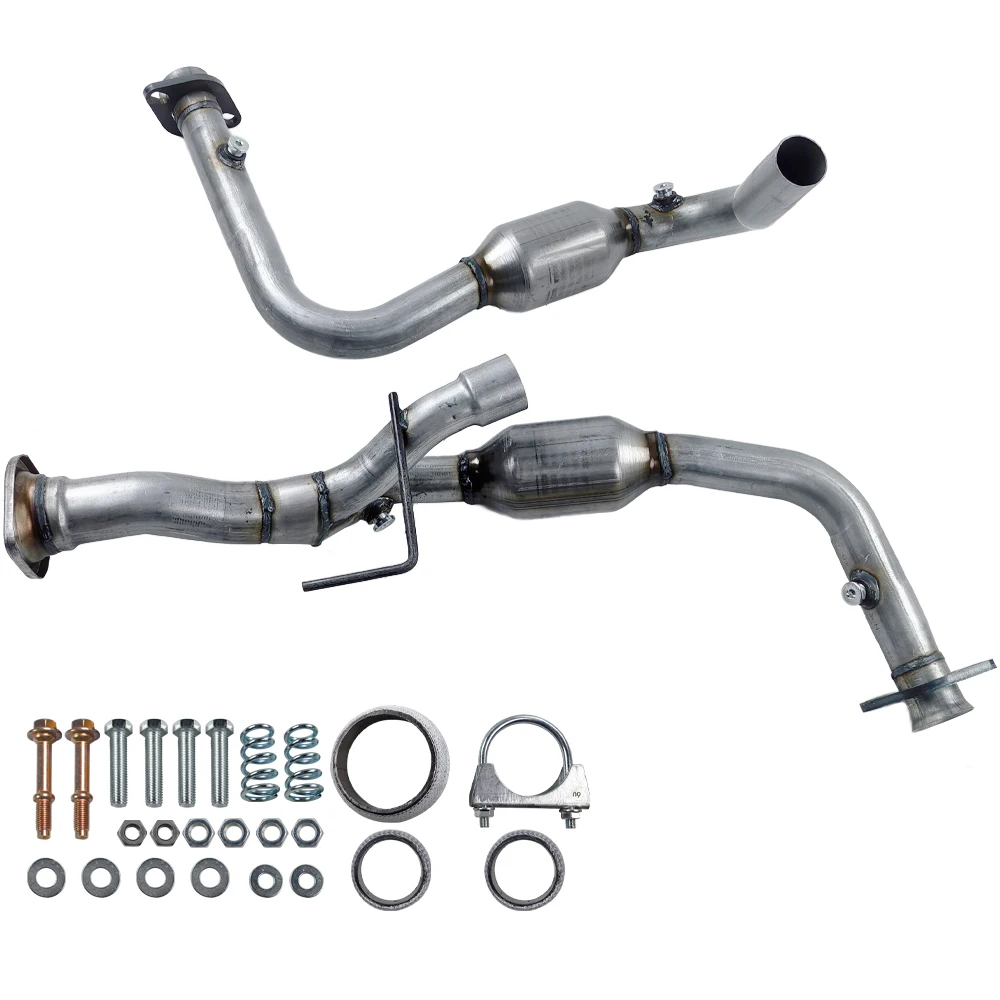 Direct Fit Y Pipe Catalytic Converter Exhaust Assembly For Jeep Grand Cherokee 3.7L V6 2005 2006 With Gaskets Bolt Hardware Kit