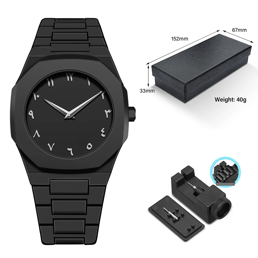 Hot DIY Plastic Strap Waterproof Quartz Men\'s Watch Style Fashion Brand Lightweight Black Large Dial Sports Watch Clock for Men