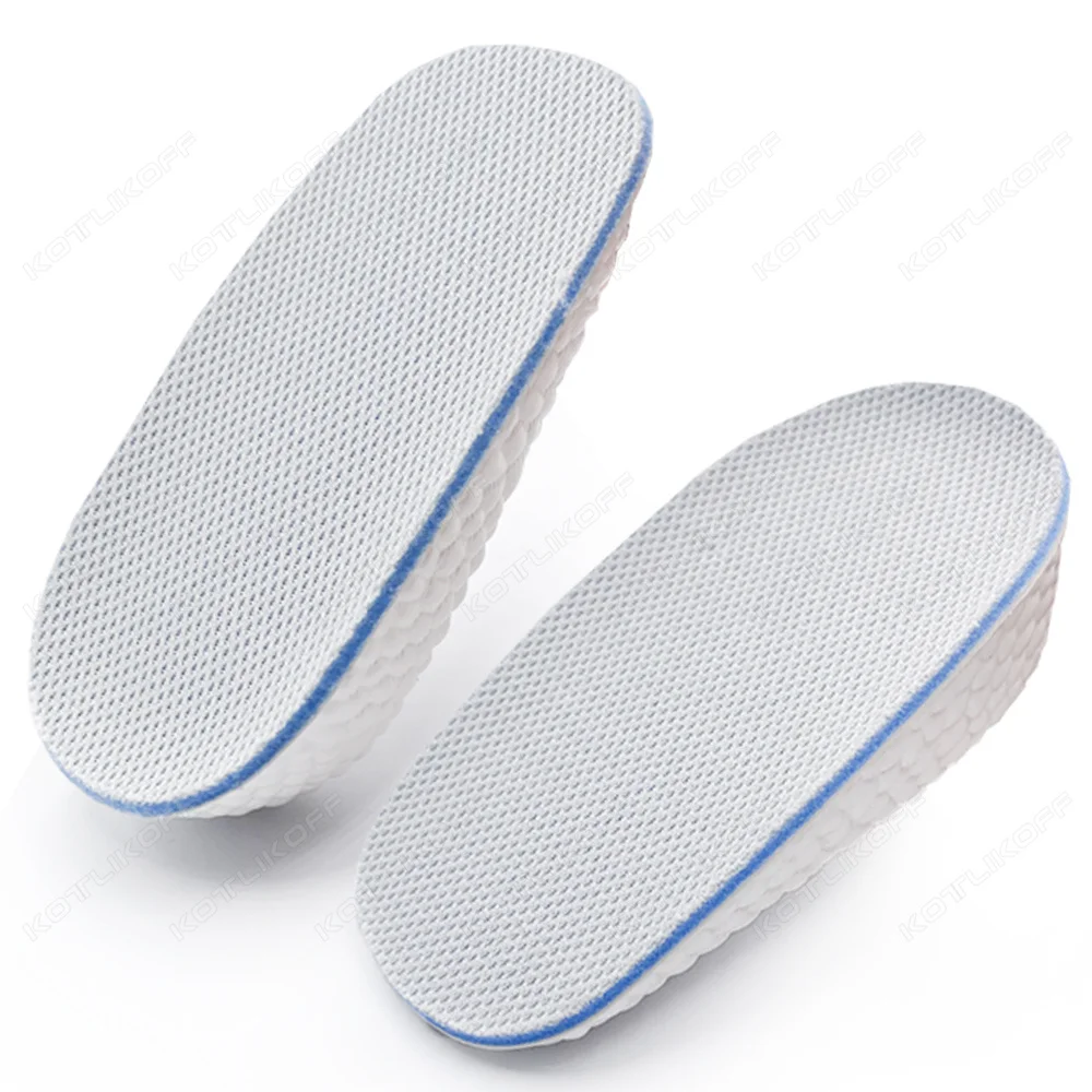 ارتفاع زيادة النعال الإسفنج امتصاص الصدمات كعب وسادة منصات كعب غير مرئية رفع وسادة كعب رفع بطانة حذاء للرجال والنساء