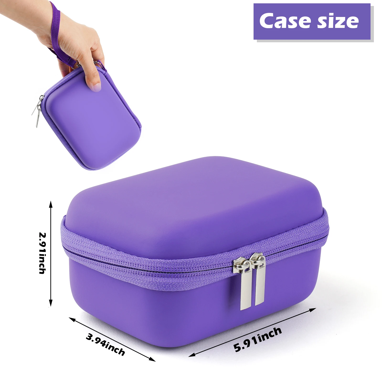 Portable Speaker Case for JBL GO5 - Durable EVA Material, Ideal for Travel and Home Use, Travel Gear | Compact Storage | Durable