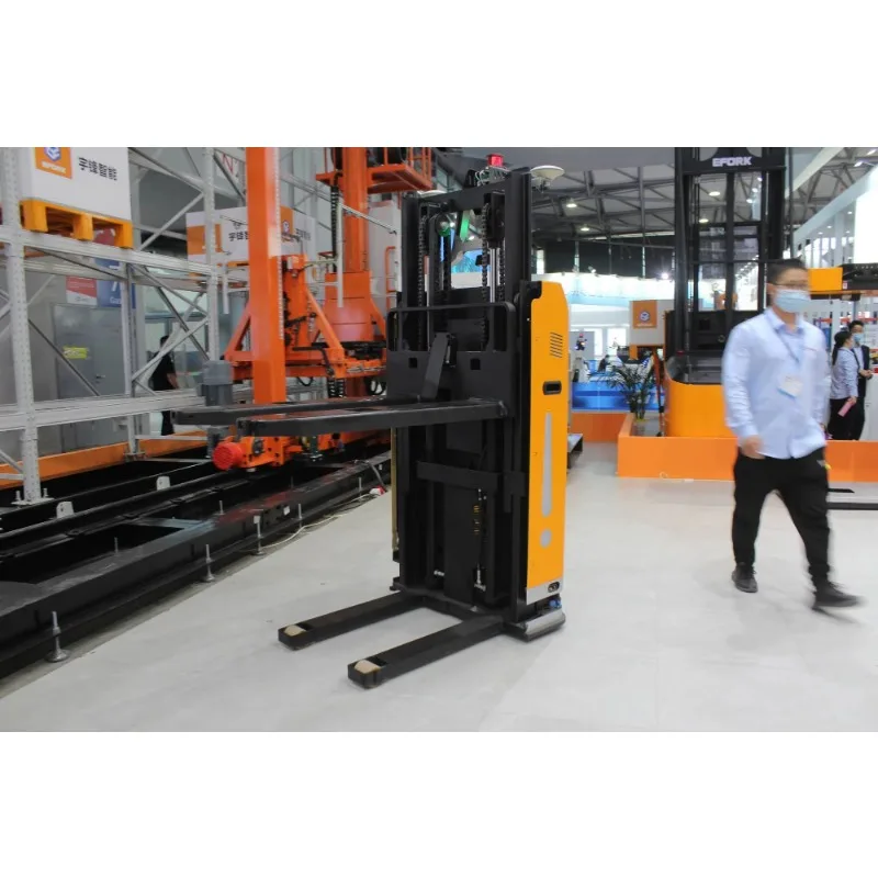 Aisle AGV Robot Efork Manufacturer Very Narrow for Intelligent Storage Warehouse Material Handling Stacking