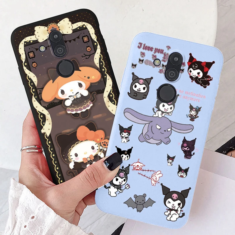 for Huawei Mate 20 Lite Mate20 20lite Phone Case Cute Kuromi Melody Pom Pom Purin Cinnamoroll Kitty Cat Anime Soft TPU Cover