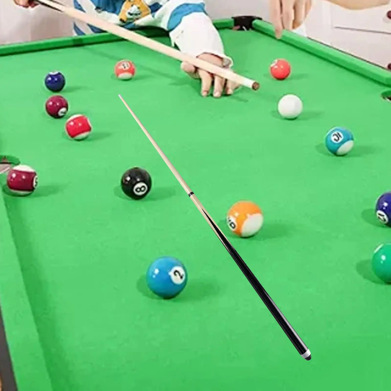 

Kids Pool Cue Billiard Cue Stick Adjustable Length Pool Stick for Youth Pool Billiards Home Practice