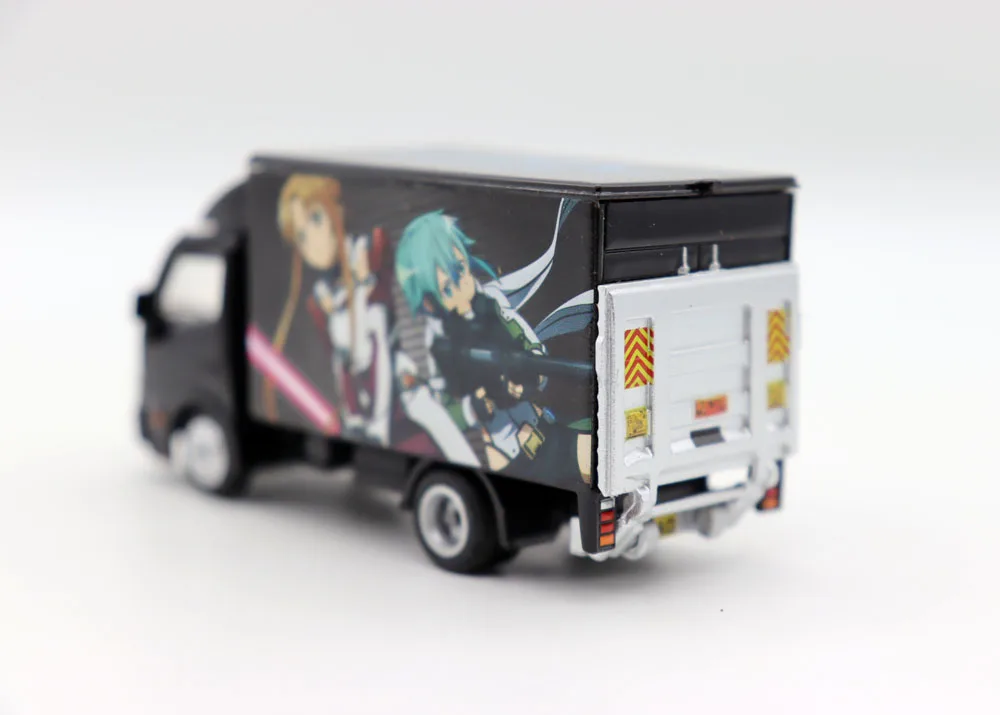 TINY 1/76 Scale HINO 300 Transportation Truck of Sword Art Online Diecast Alloy Toys Premium Collection For Collection Gift