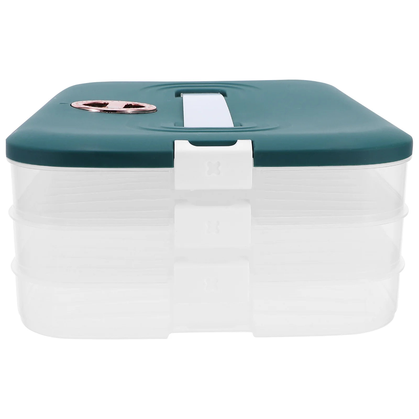 

Multi Layer Refrigerator Storage Organizer Transparent Rectangular Dumpling Fresh-Keeping Box For Freezer Meat Vegetables