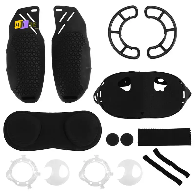 

A13E-для Quest 3S силиконовый защитный чехол для хоста с защитой контроллера и крышкой объектива для аксессуаров Quest 3S