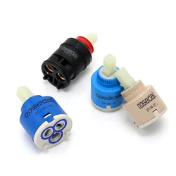 1pc Watersaving Replacement Ceramic Spool Water Mixer Tap Faucet Cartridge Kitchen Bathroom Faucet Replace Part 35mm/40mm