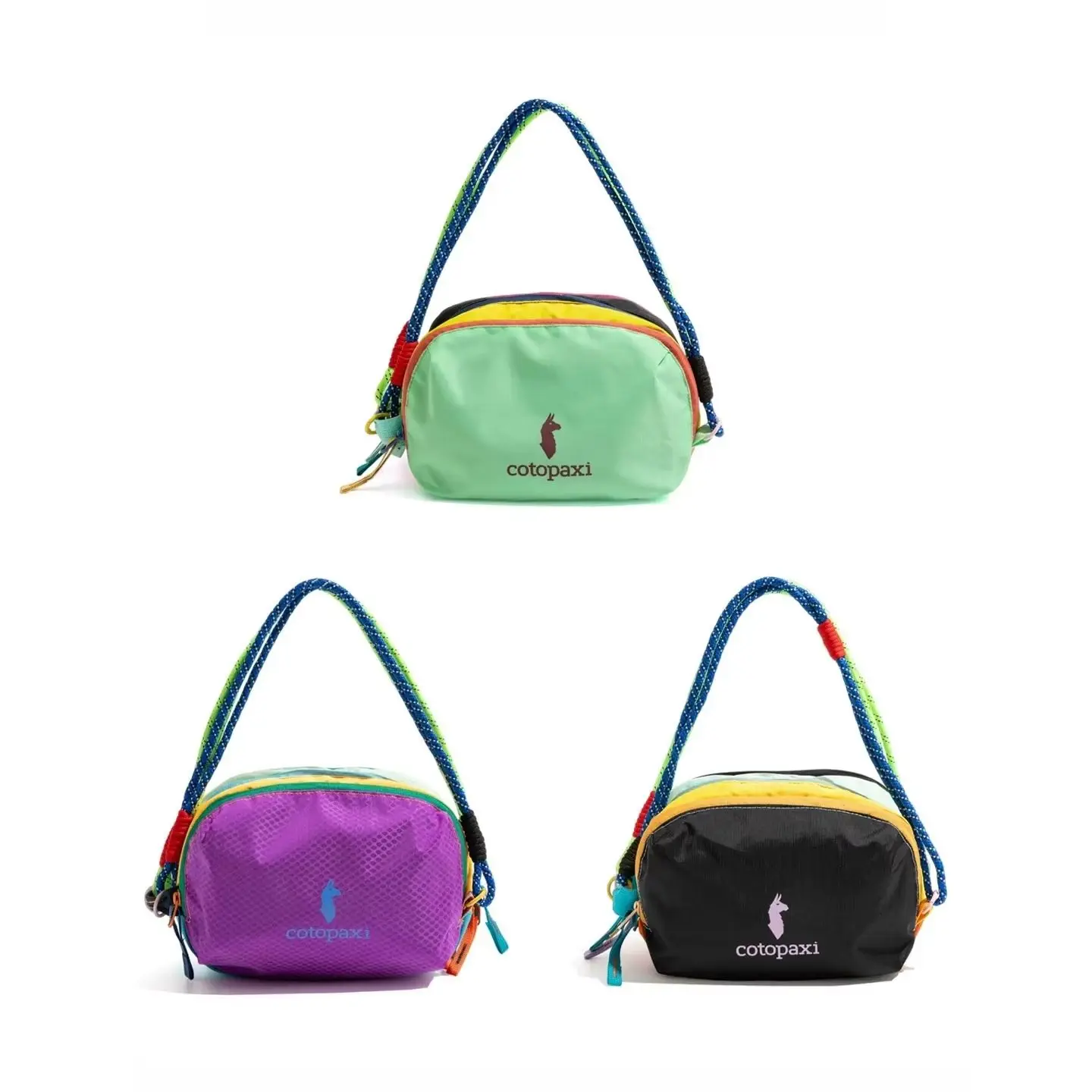 Alpaca Dopamine-Colored Wash & Storage Bag, Featuring Three Main Zipper Compartments for Organized Separation. Portable and Reas