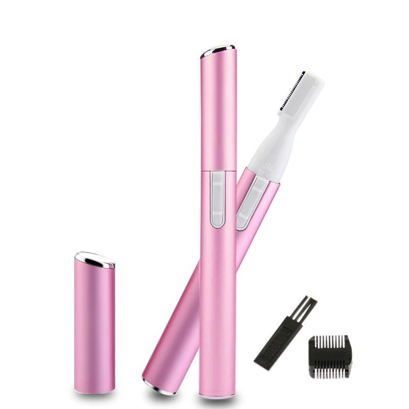 Portable Electric Automatic Eyebrow Trimming Tool Mini Shaver Facial Hair Shaver Nose Hair Brush Scraper For Nose Ears Body