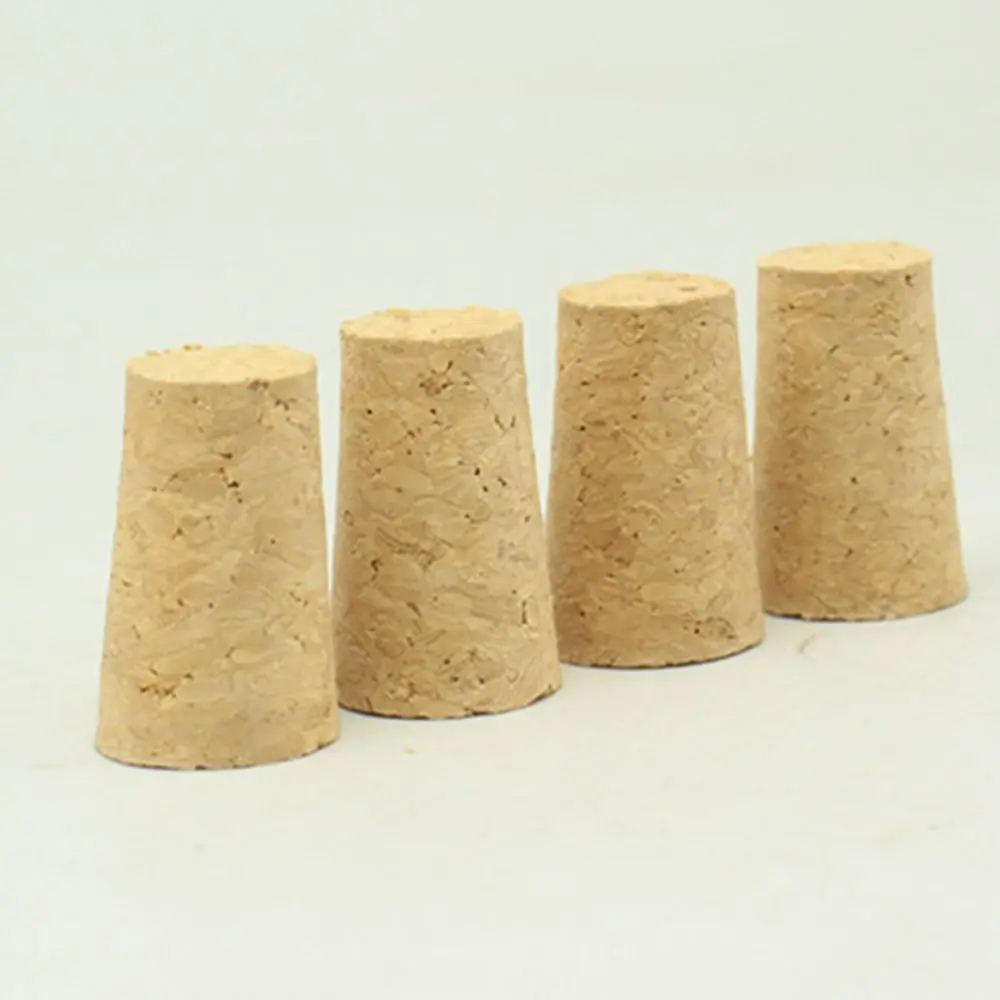 10Pcs 22mm Wood Wine Corks Stopper High Density Material Cylindrical/conical Bottle Corks Sealed Reusable Sealing Plug