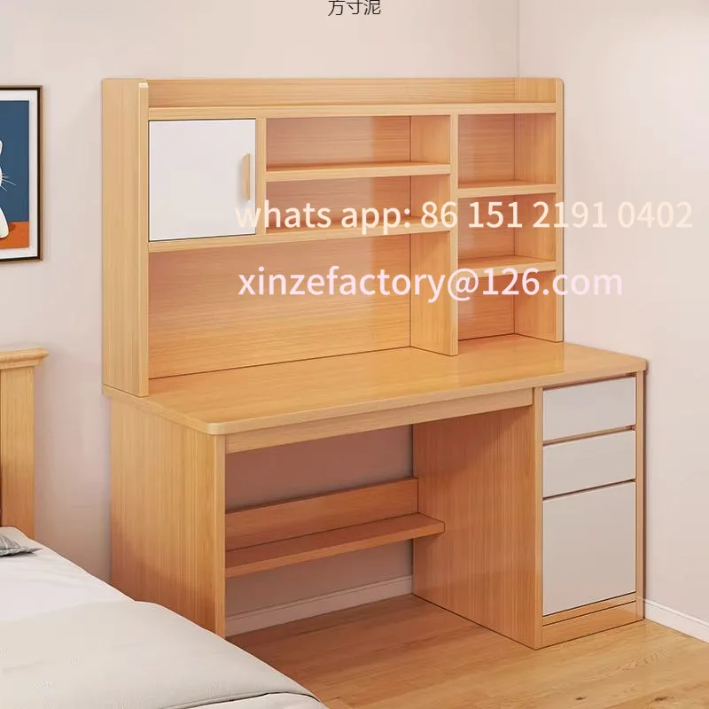 

Customizable Desk Home Bookshelf Cabinet Integrated Computer Learning Writing Bedroom Desk