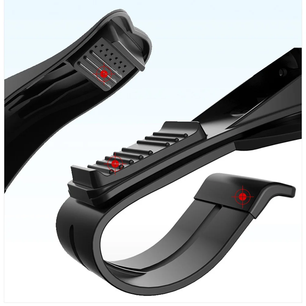 

1pcs Car Phone Holder 360 Degree Rotating Dashboard Mount For 4-6.5 Inch Smartphones Black Anti-Skid Vehicle Mounted Bracket