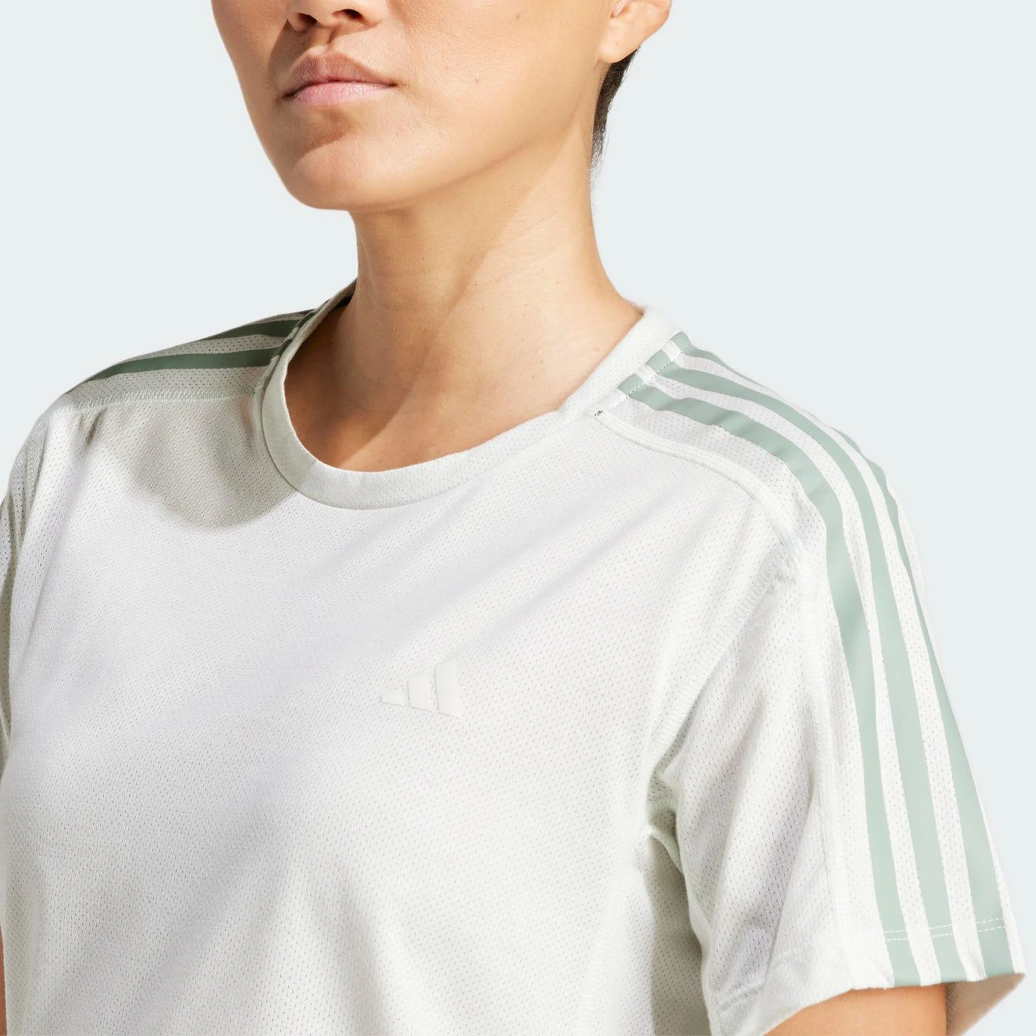 Adidas Official Genuine Summer New Women's Sports Running Round Neck Short Sleeve T-Shirt JP0829